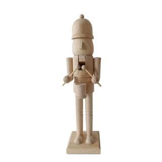 14" Unfinished Wood Drummer Nutcracker by ArtMinds™ | Michaels Stores