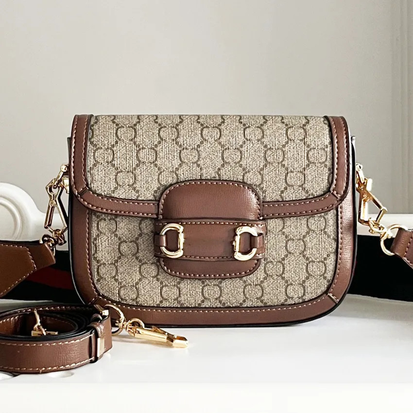 Saddles Classic Fashion Brand Wallet Vintage Ladies Brown Leather Handbag Designer Shoulder Bag | DHGate