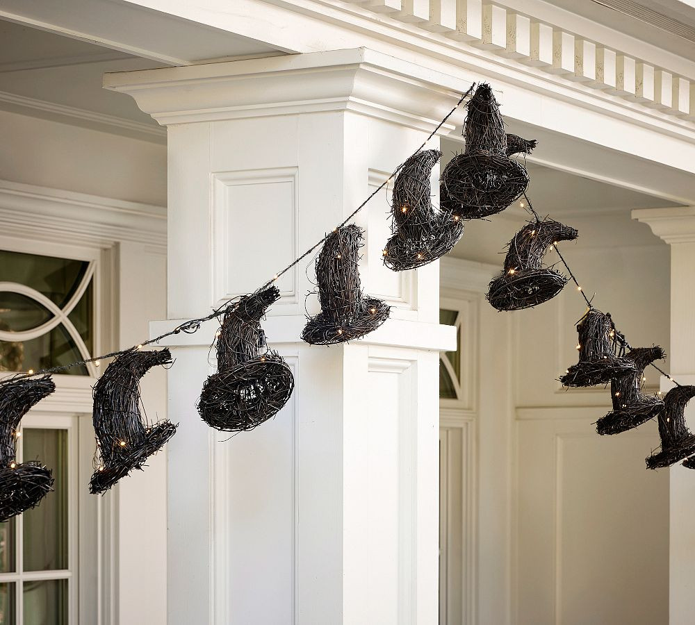 Lit Witch Hat String Lights | Pottery Barn (US)