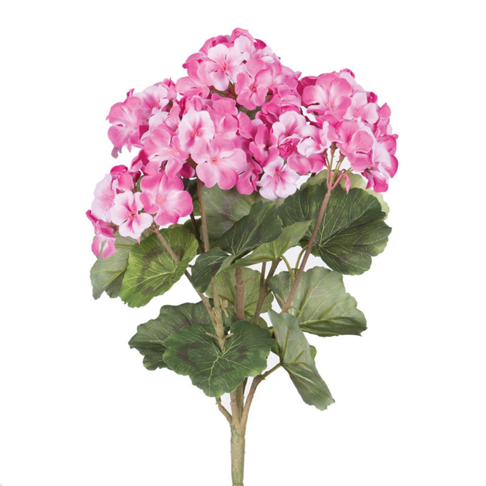Vickerman 18" Artificial Light Pink Geranium Bush | Walmart (US)