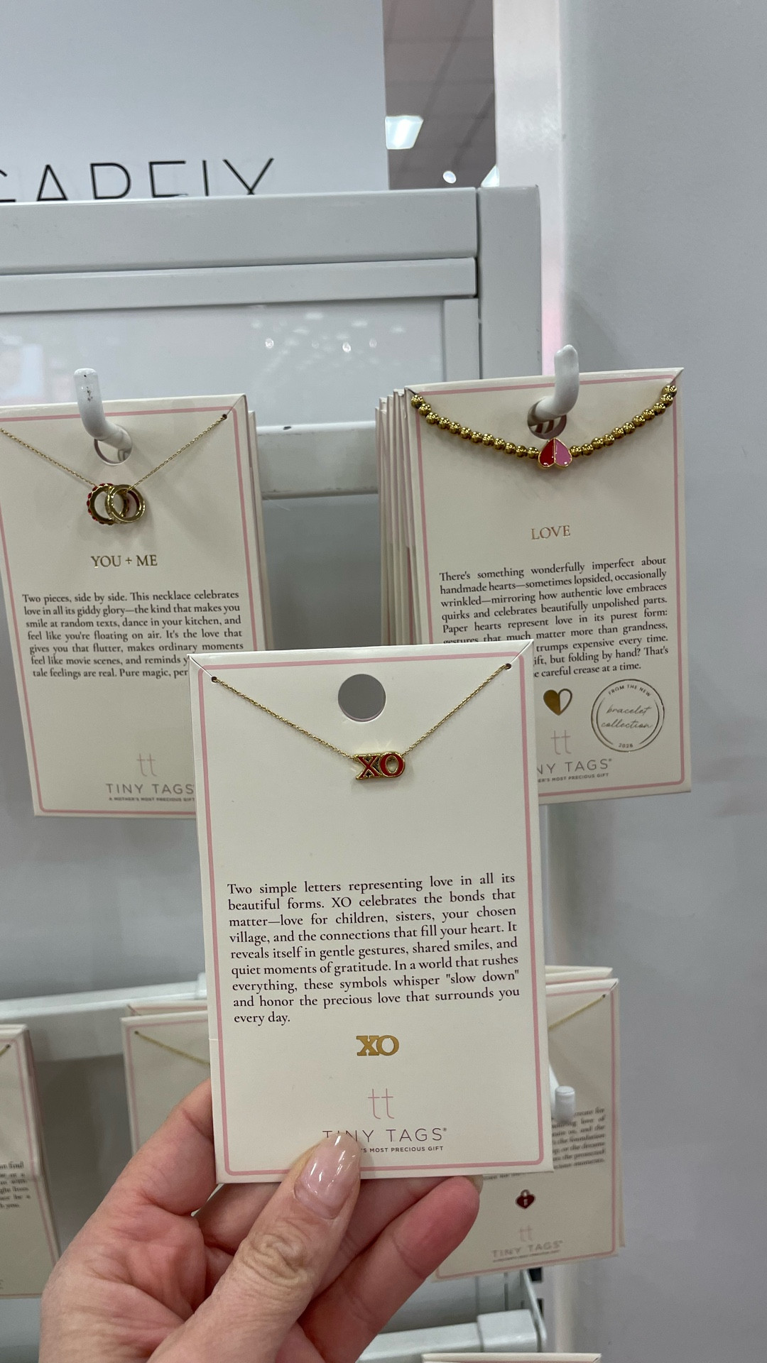 New @tinytags @Target Each piece is $25 and beautifully crafted. 

#LTKmomlife #LTKSeasonal #LTKValentine