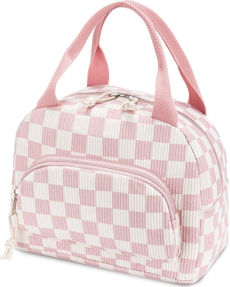 Lunch Bag Women Lunch Box for Women Adult Cute Insulated Lunch Bag Small Cooler Lunch Tote Bags f... | Amazon (US)