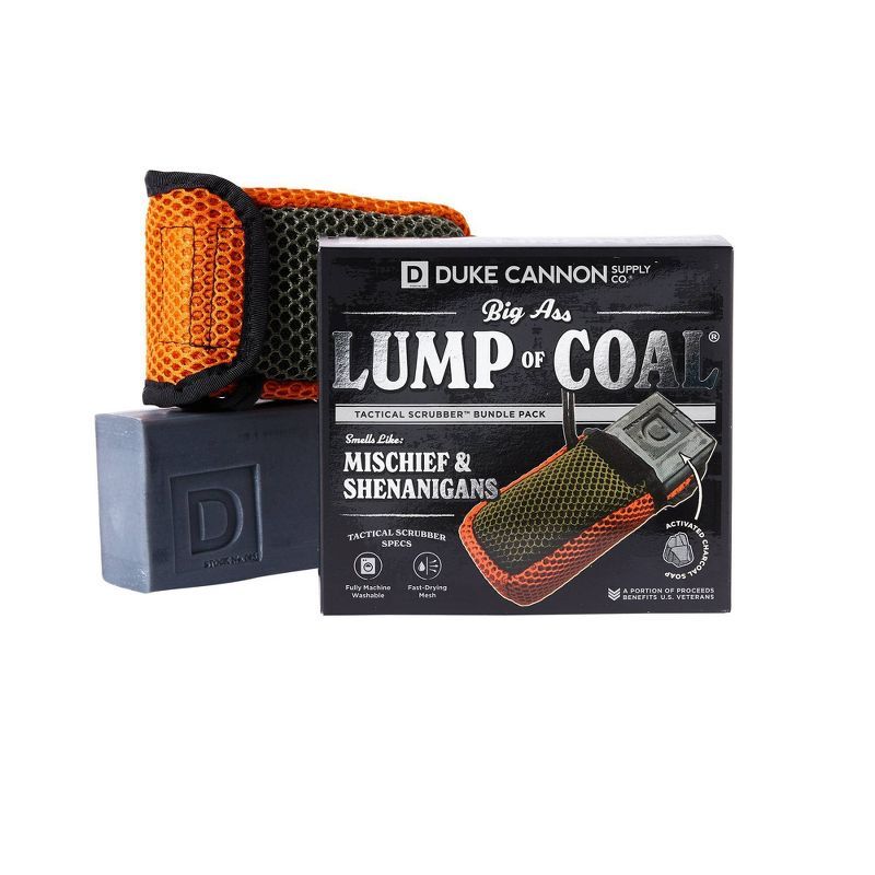 Duke Cannon Supply Co. Lump of Coal & Tactical Bundle Bar Soap - 12oz | Target