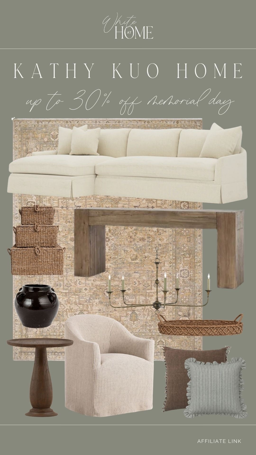 Save up to 30% off this weekend at Kathy Kuo Home during their huge Memorial Day sale! So many beautiful and unique pieces as well as timeless heirloom favorites. My favorite console table is included!

#LTKHome #LTKSaleAlert