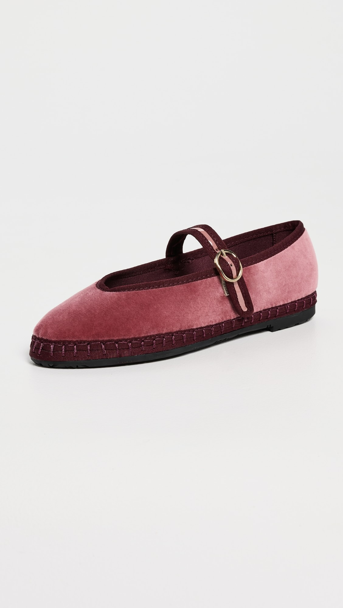 Pierre Velvet Mary Jane Flats | Shopbop