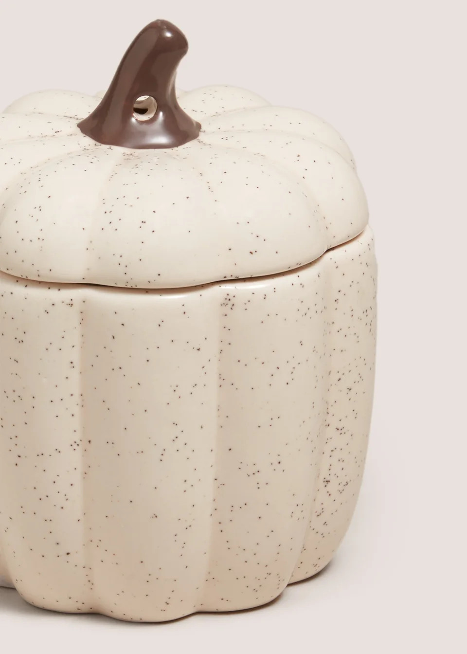 Cream Speckled Pumpkin Candle | Matalan (UK)