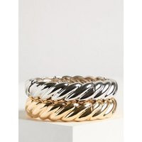 Twist Stretch Bangle in Gold | Torrid (US & Canada)