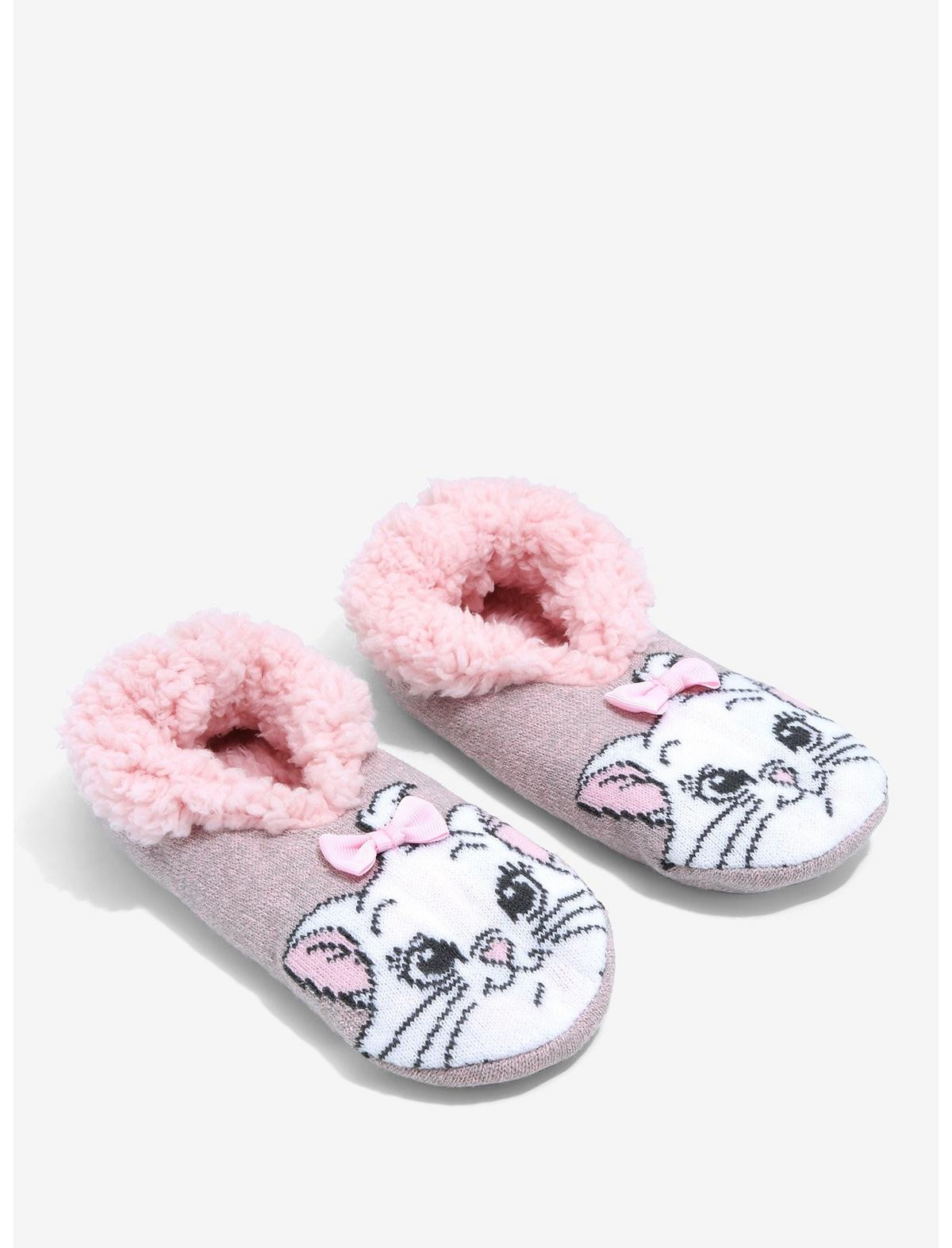 Disney The Aristocats Marie Bow Slipper Socks - BoxLunch Exclusive | BoxLunch