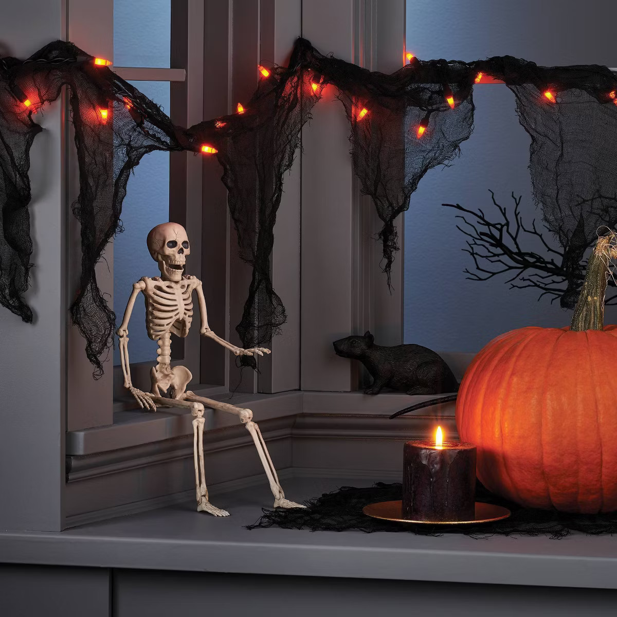 16" Jointed Skeleton Halloween Decorative Mannequin - Hyde & EEK! Boutique™ | Target