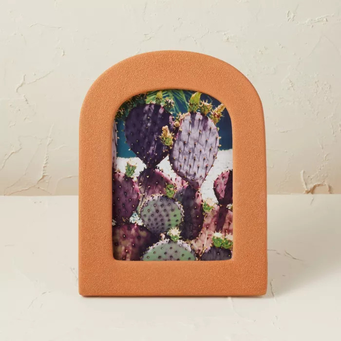 5" x 7" Ceramic/Glass Photo Frame with Bubble Glaze Finish - Opalhouse™ designed with Jungalow... | Target