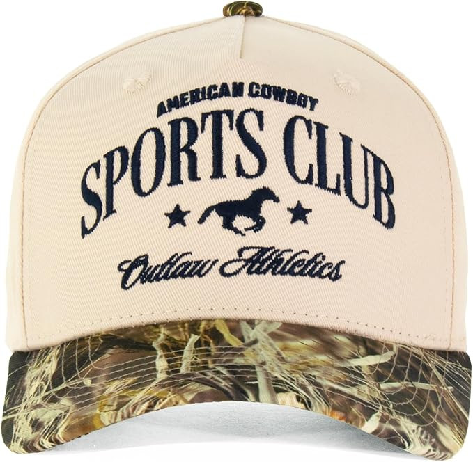 Almere Snapback Trendy Vintage Trucker Hat Baseball Cap for Women Fall, Camo, Two-Tone, Football ... | Amazon (US)