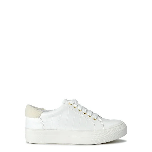 Scoop Women's Faux Croc Sneakers - Walmart.com | Walmart (US)