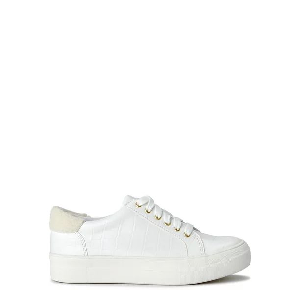 Scoop Women's Faux Croc Sneakers - Walmart.com | Walmart (US)