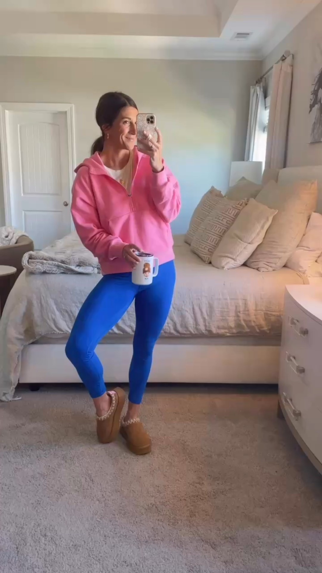 Shop outfit details below
Shirt & Pullover are currently still 25% off during Athletas sale!

Click below to shop!

Top: small
Pullover: medium 
Leggings: 6/25in
Shoes: 8

Athlete | athleisure | athletic | pullover | tee | crop top | leggings | pink | yellow | blue | shoes | fit | mom | daily | active

#LTKFindsUnder100 #LTKStyleTip #LTKSaleAlert