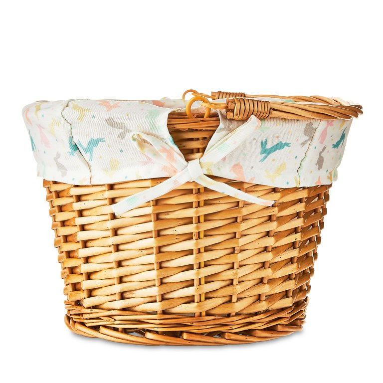 Easter Natural Willow Basket with Bunny Liner, by Way To Celebrate | Walmart (US)