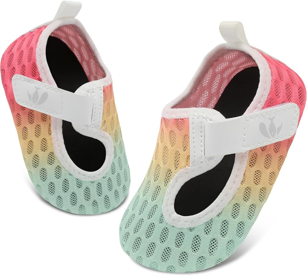 FEETCITY Toddler Water Shoes Boys Girls Swim Shoes Kids Aqua Socks Quick Dry Barefoot for Beach S... | Amazon (US)