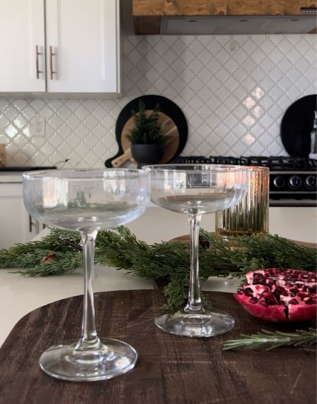 Champagne coupe glasses! So pretty for a festive cocktail..I love these✨
Holiday hosting, Christmas cocktails 

#LTKGiftGuide #LTKHoliday #LTKSeasonal