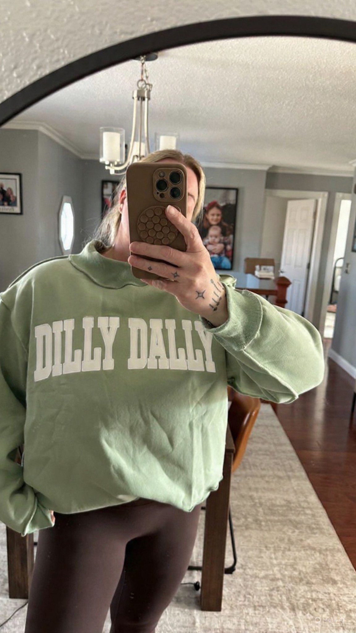 Oversized Dilly Dally sweatshirt super comfy and soft. 

#LTKdayinmylife #LTKootd #LTKmomlife