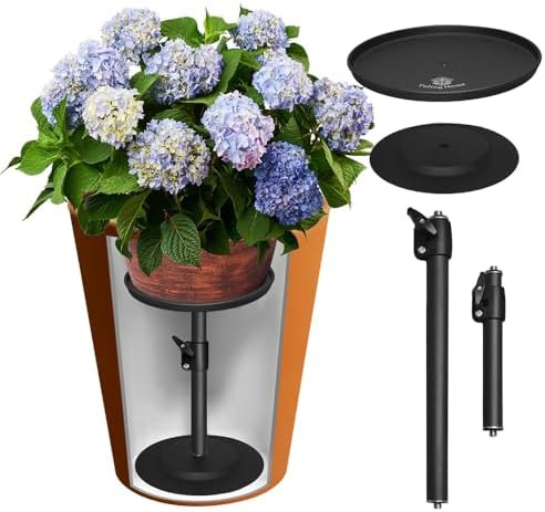 Adjustable Pure Iron Planter Inserts, 7-25” Plant Risers for Inside Pots, Planter Fillers for L... | Amazon (US)