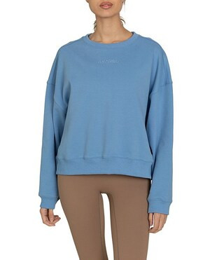 GOLD HINGE Oversized Crewneck Long Sleeve Sweater | Dillard's | Dillard's