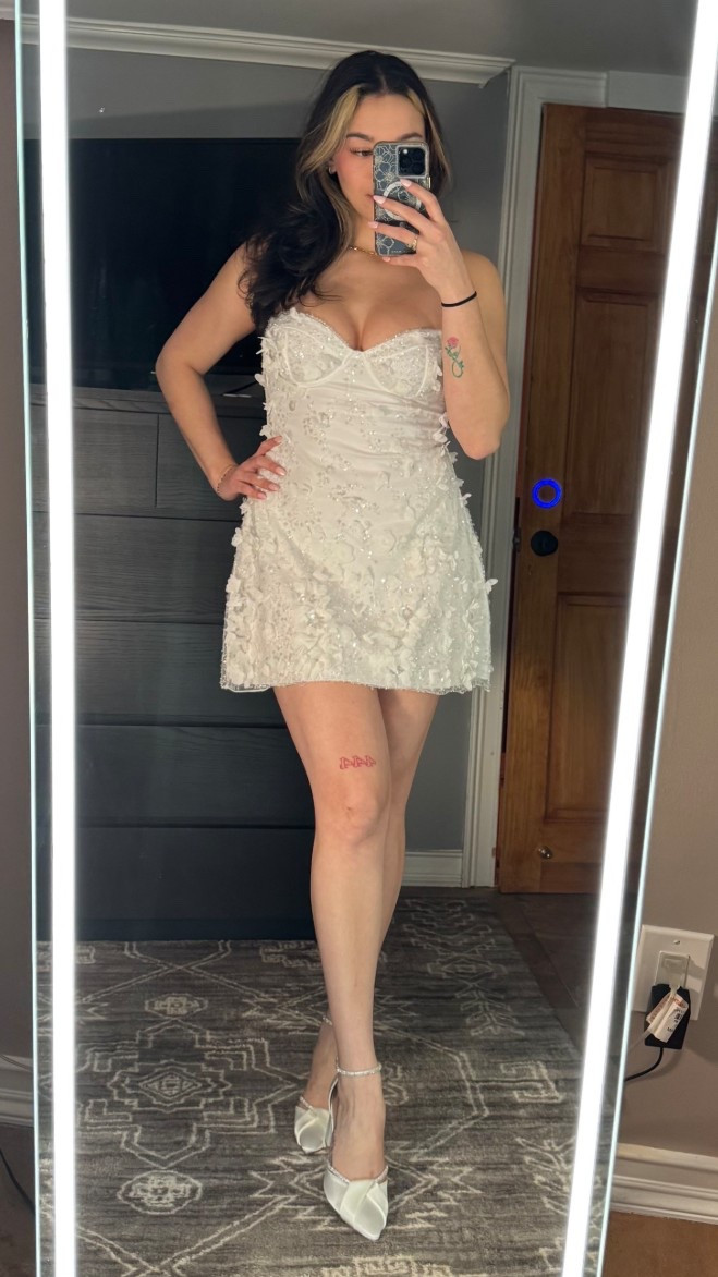 the perfect bridal shower mini dress 🤍✨

this white embellished mini is everything for the bride-to-be — feminine, flirty, and so flattering. perfect for your bridal shower, bachelorette dinner, rehearsal dinner, or even a second look 🤍

think: bridal mini dress, white bridal shower dress, bachelorette outfit bride, rehearsal dinner dress, engagement party dress, short wedding dress

paired with classic white heels for that clean, elevated bridal look!

#bridalshowerdress #bridetobeoutfit #bridalminidress #whitedress #bacheloretteoutfit #rehearsaldinnerdress #engagementoutfit #ltkit


#LTKWedding #LTKootd