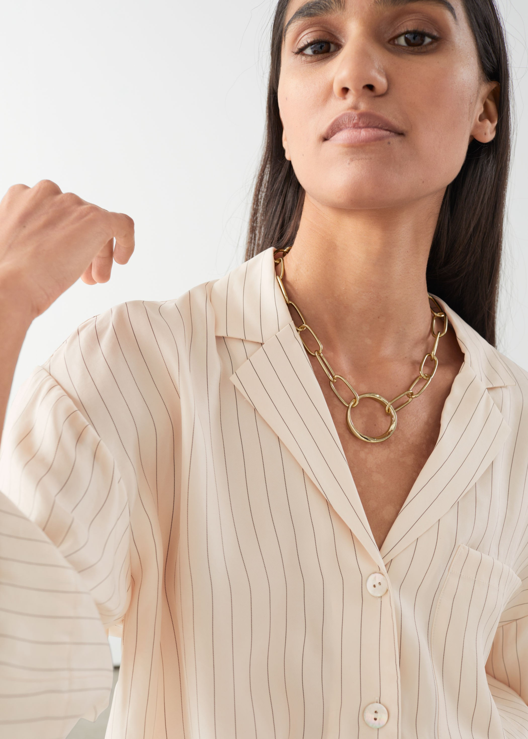 Cupro Blend Relaxed Fit Shirt | & Other Stories (EU + UK)