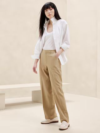 Sculpted Straight Pant | Banana Republic Factory