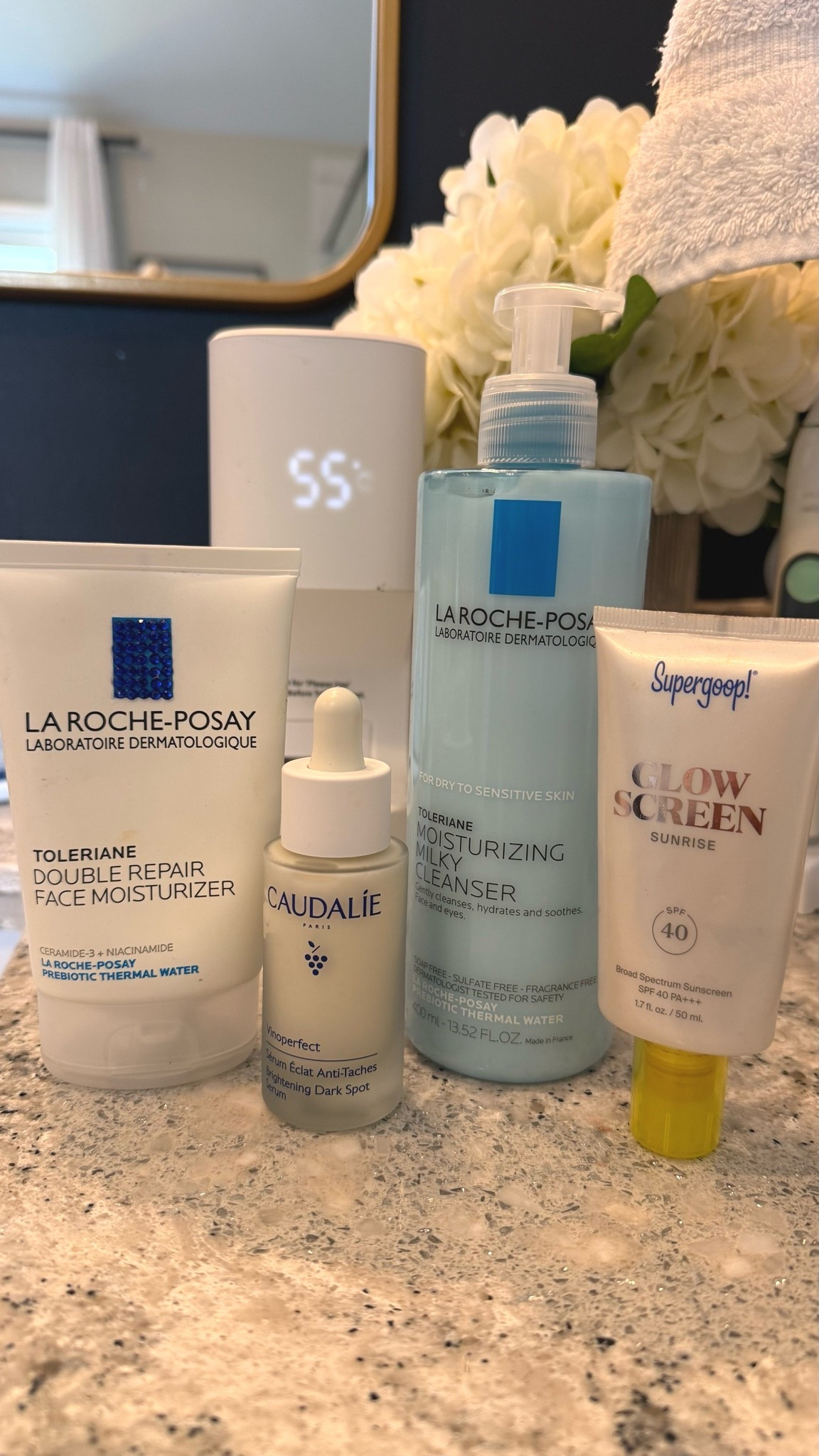 Products I have been loving lately. My skin is glowing I just need to get rid of the dark marks. I’m using these daily and love that they aren’t super expensive and most pretty affordable skin care products. @Supergoop! Gives the glow without foundation, @caudalie is more gentle than vitamin c, and @larocheposay was one of brands dermatologist recommended that was affordable

#LTKselfcare #LTKmorningroutine #LTKBeauty
