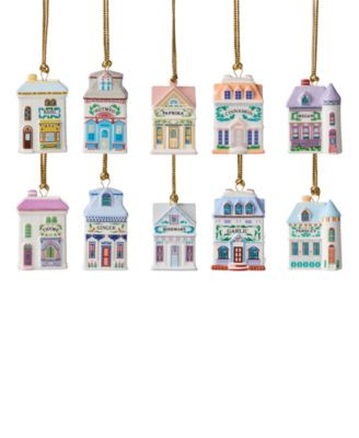NEW FOR 2025! Lenox Spice Village Ornaments, Set of 10 - Macy's | Macy's