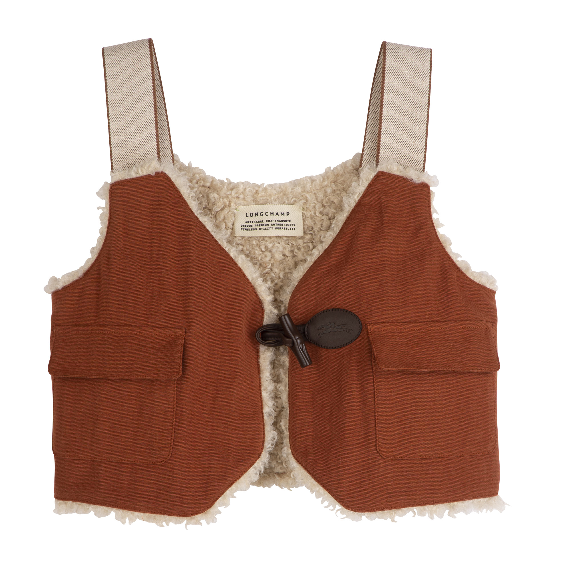 Cardigan Marmalade - Faux fur-lined cotton | Longchamp US | Longchamp