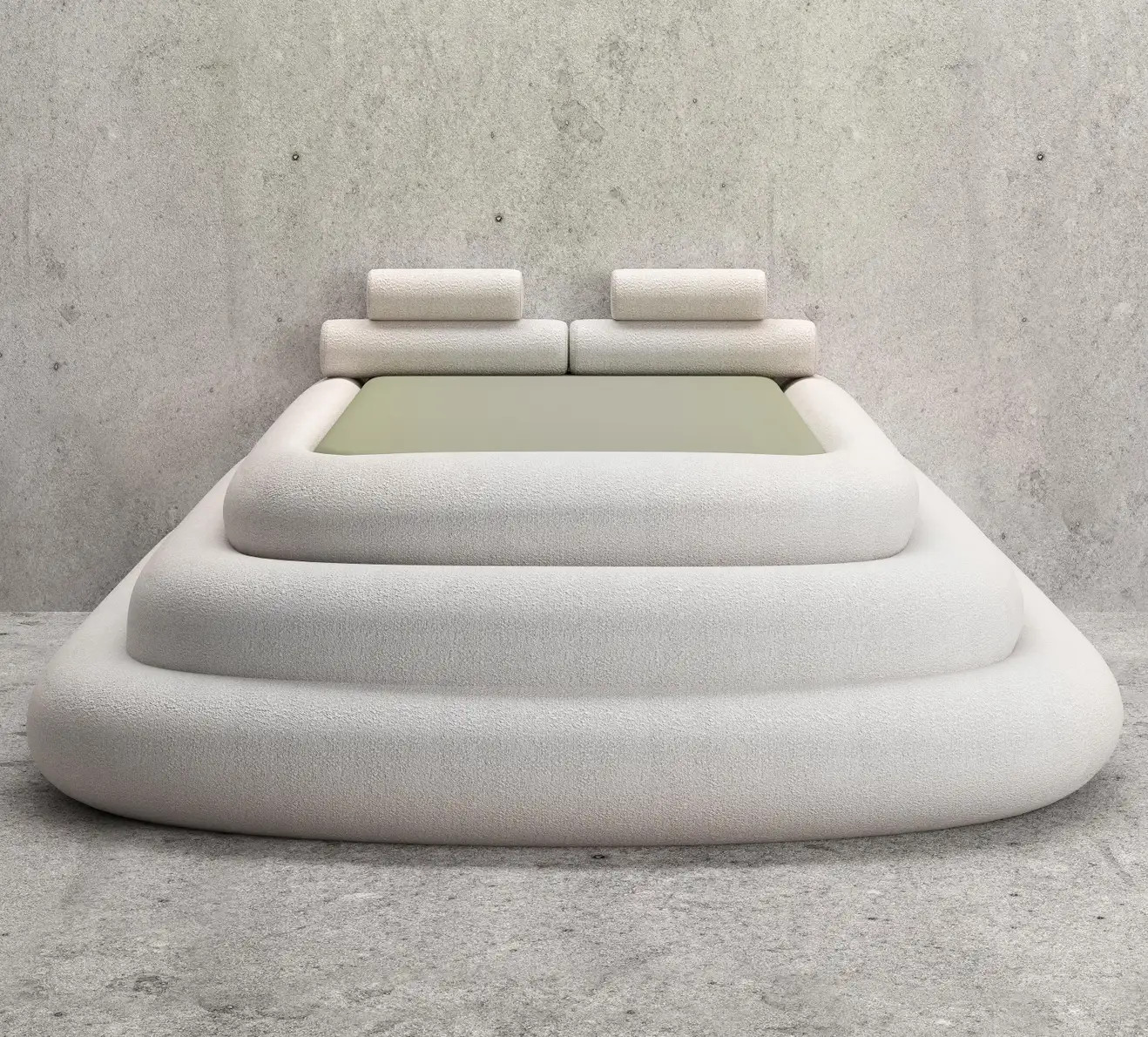 Koki Design House Layered Cake Bed | 1stDibs