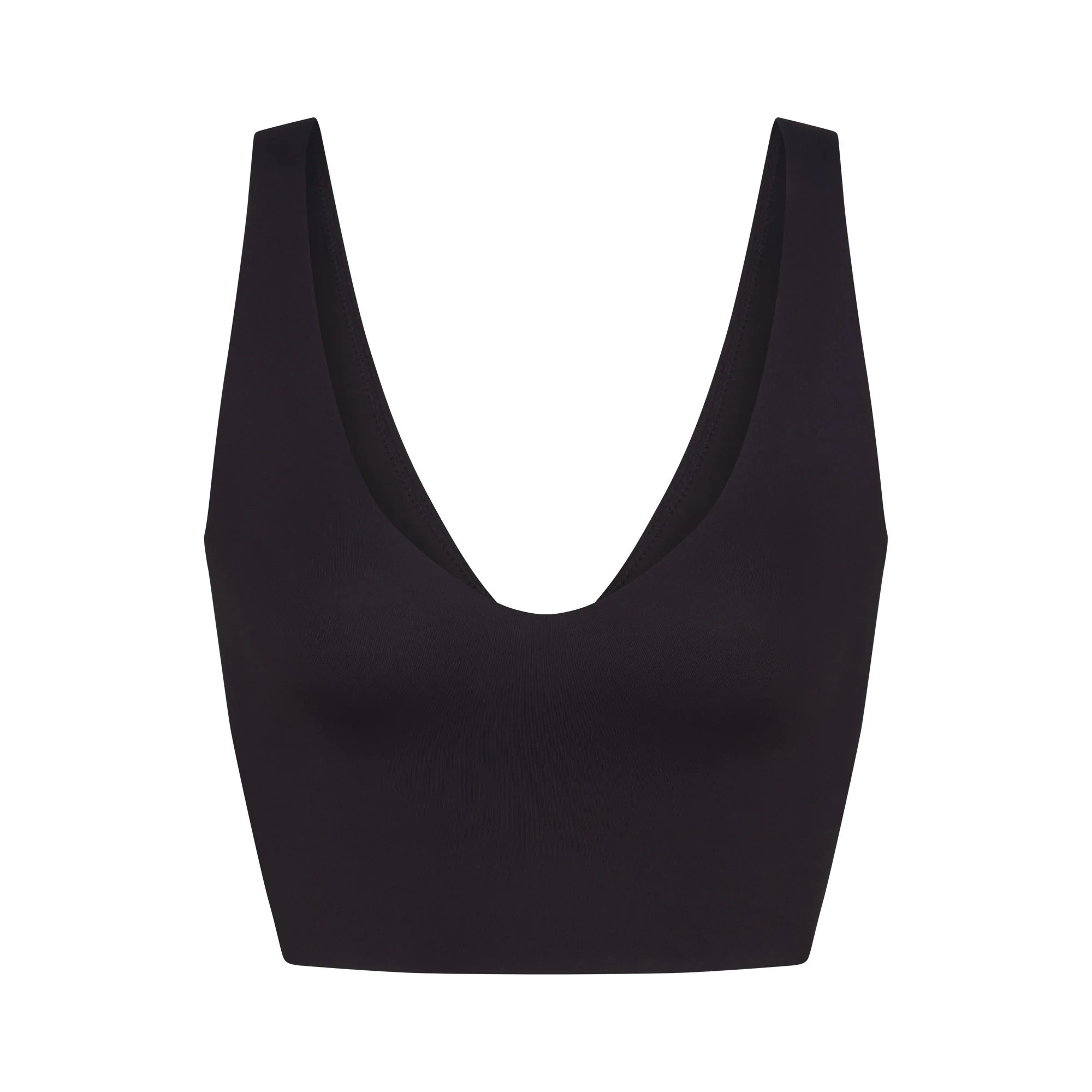 SKIMS V-Neck Bra Top | Black | Large | NikeSKIMS Matte | SKIMS (US)