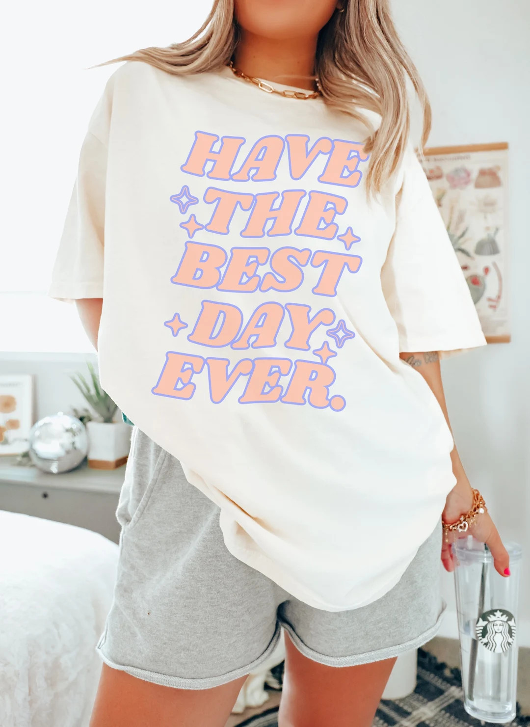 Comfort Colors Graphic T-shirt, Have A Good Day Ever, Ring-spun Cotton - Etsy | Etsy (US)