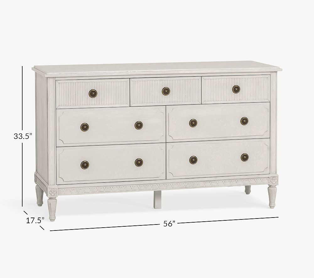 Clara 7-Drawer Dresser (56w x 20d") | Pottery Barn Kids