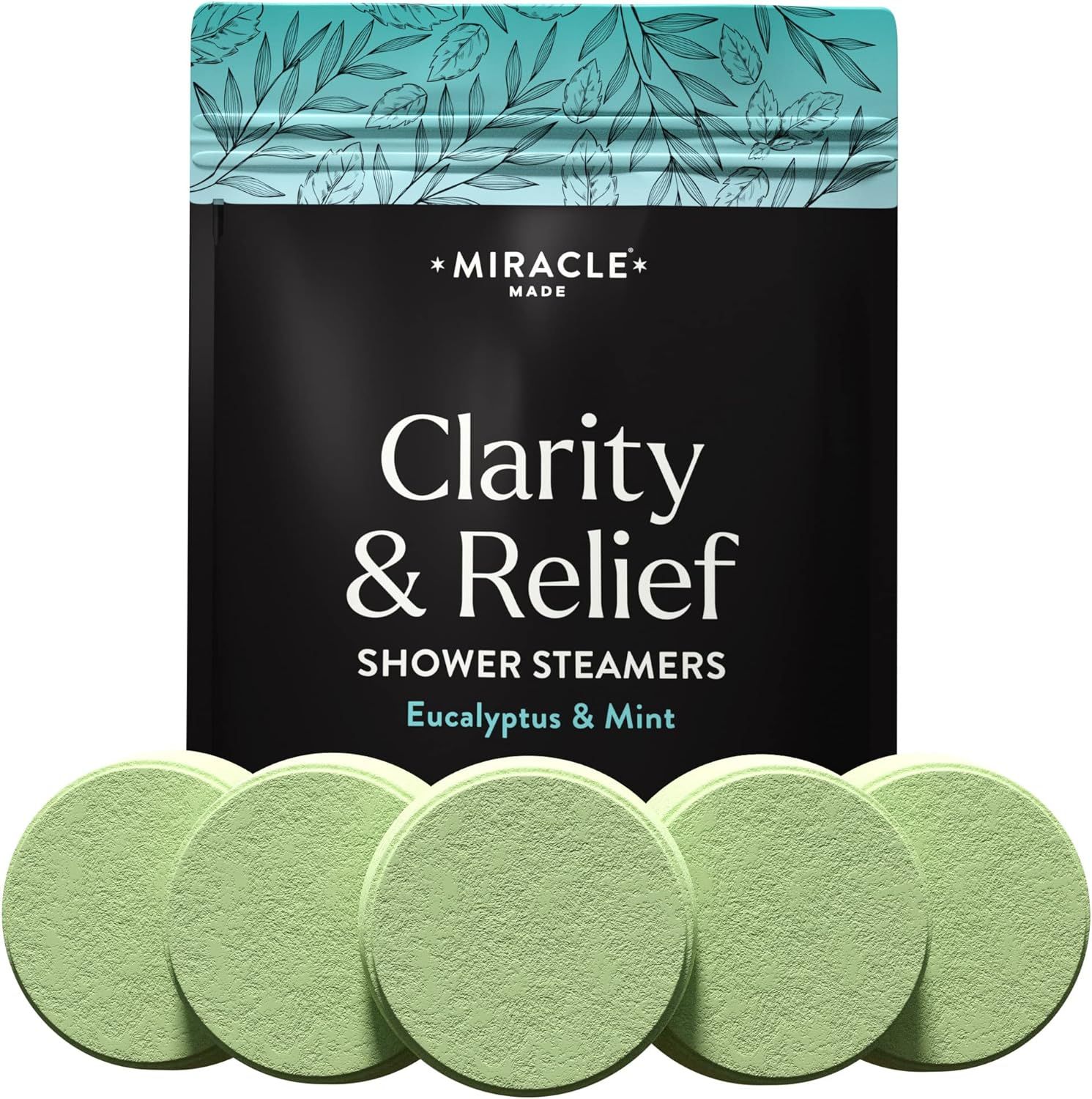 Miracle Made® Eucalyptus & Mint Aromatherapy Gift Shower Steamers - 15 Tablets Essential Oil Rel... | Amazon (US)