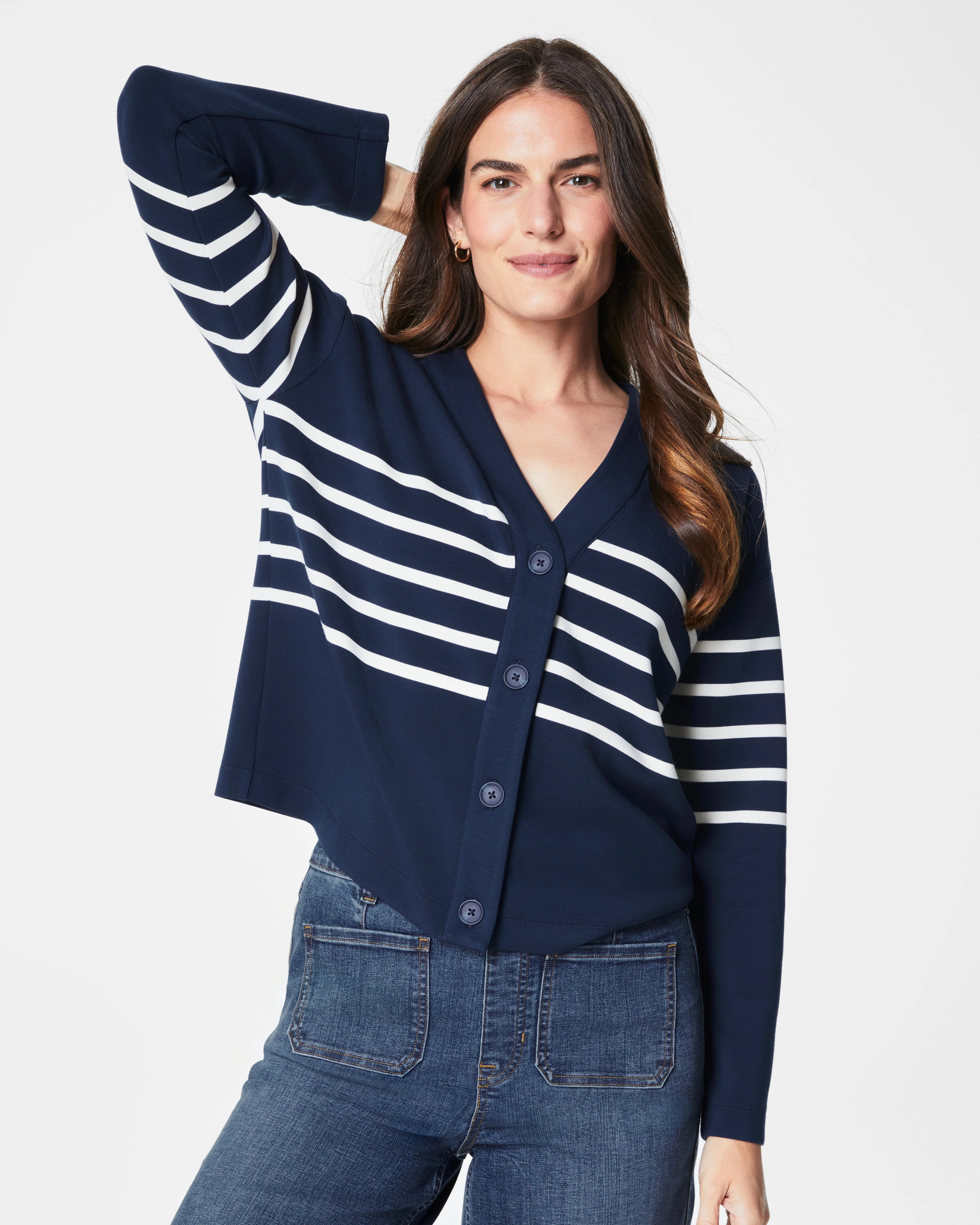 SPANX® AirEssentials Striped Cardigan | Spanx