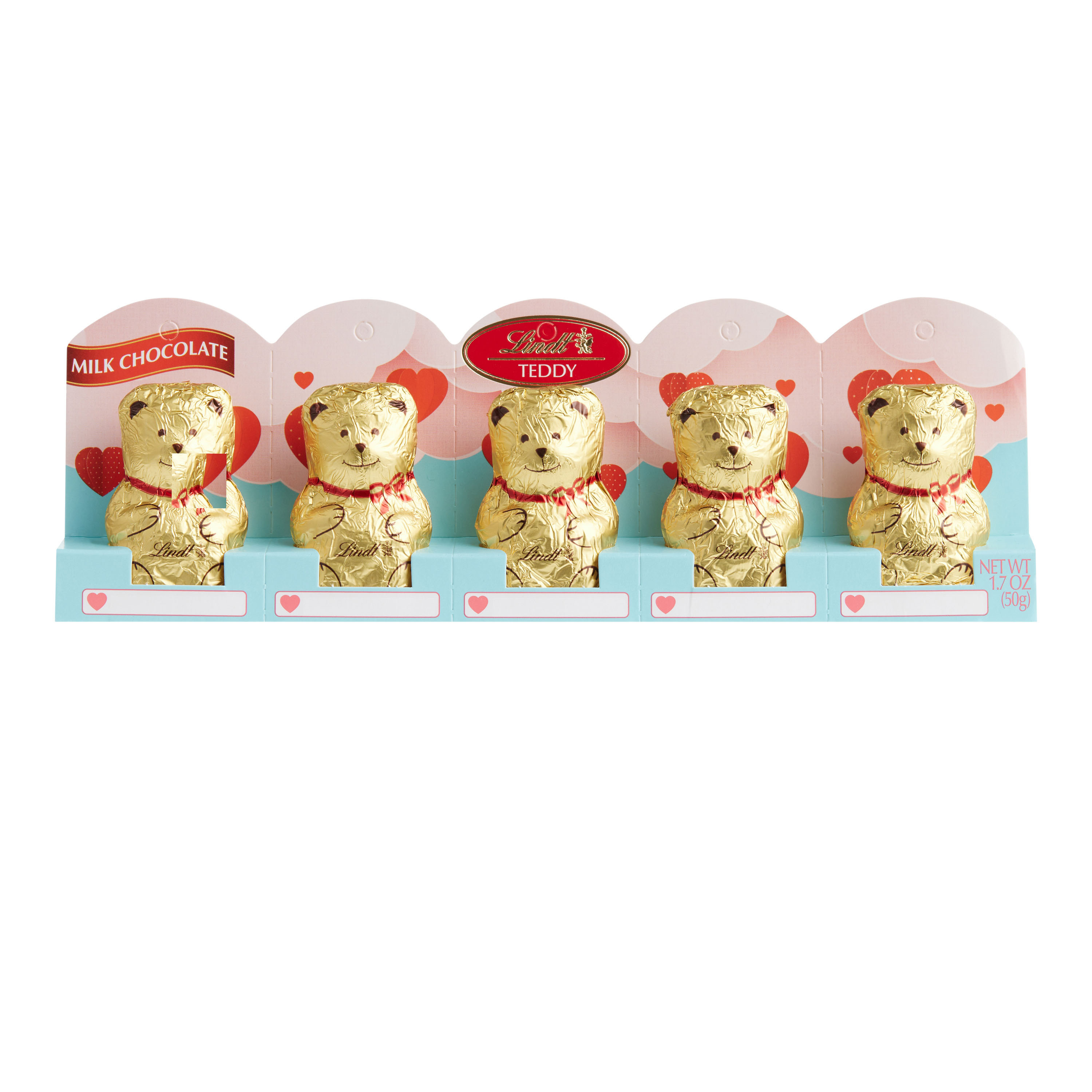 Lindt Mini Milk Chocolate Teddy Bears 5 Piece | World Market