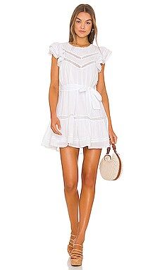 Tularosa Amber Mini Dress in White from Revolve.com | Revolve Clothing (Global)