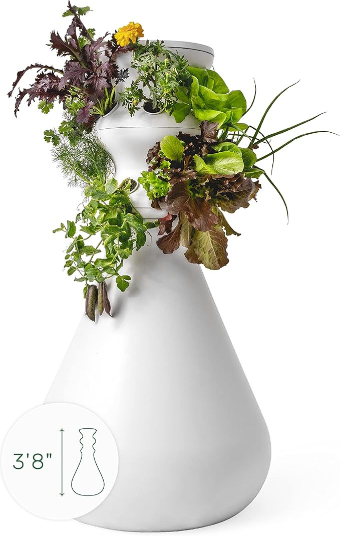 Lettuce Grow Farmstand 12-Plant Hydroponic Growing System Kit | Outdoor Indoor Vertical Garden | ... | Amazon (US)