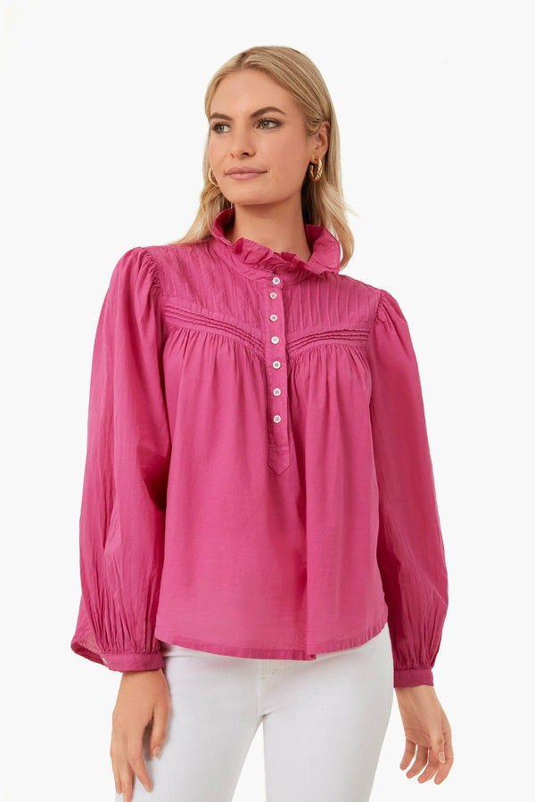 Magenta Pink Larsen Top | Tuckernuck (US)