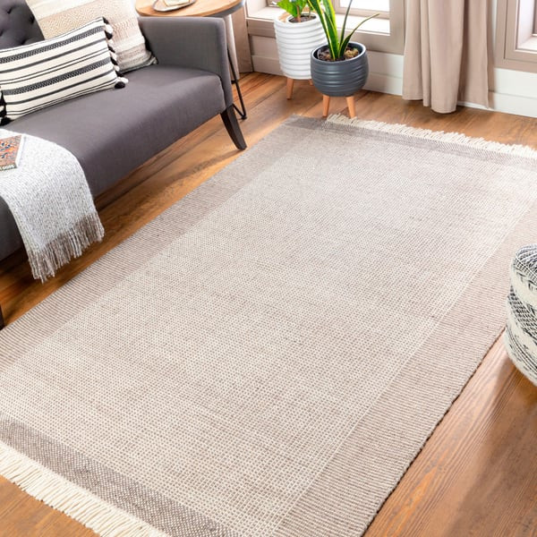 Reliance 27885 Brown/Beige/Cream (RLI-2301) Wool Handwoven Area Rug | Rugs Direct