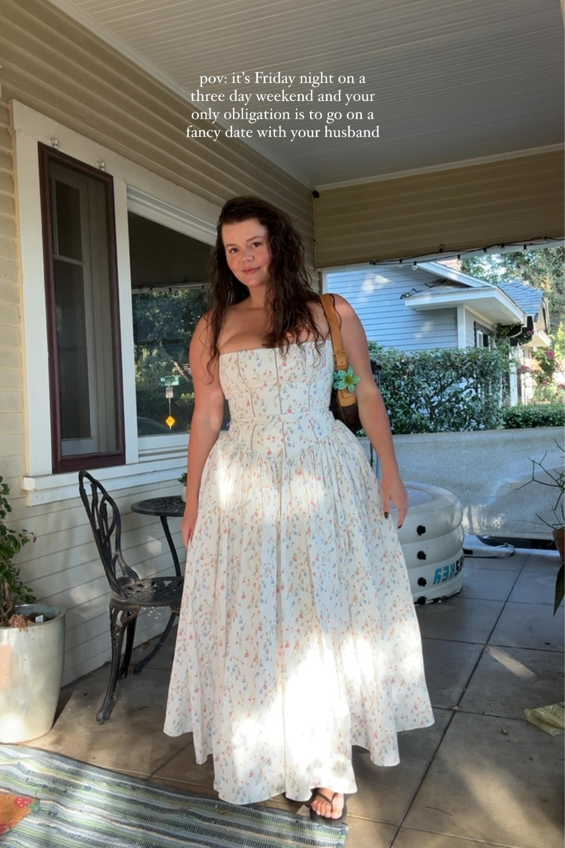 If this isn’t freedom I don’t know what is
#newlymarried #couple #freedom #foryou #foryoupage #fyp #ootd #dink 
House of CB Ysabella Dress / Sundress / Floral Sundress