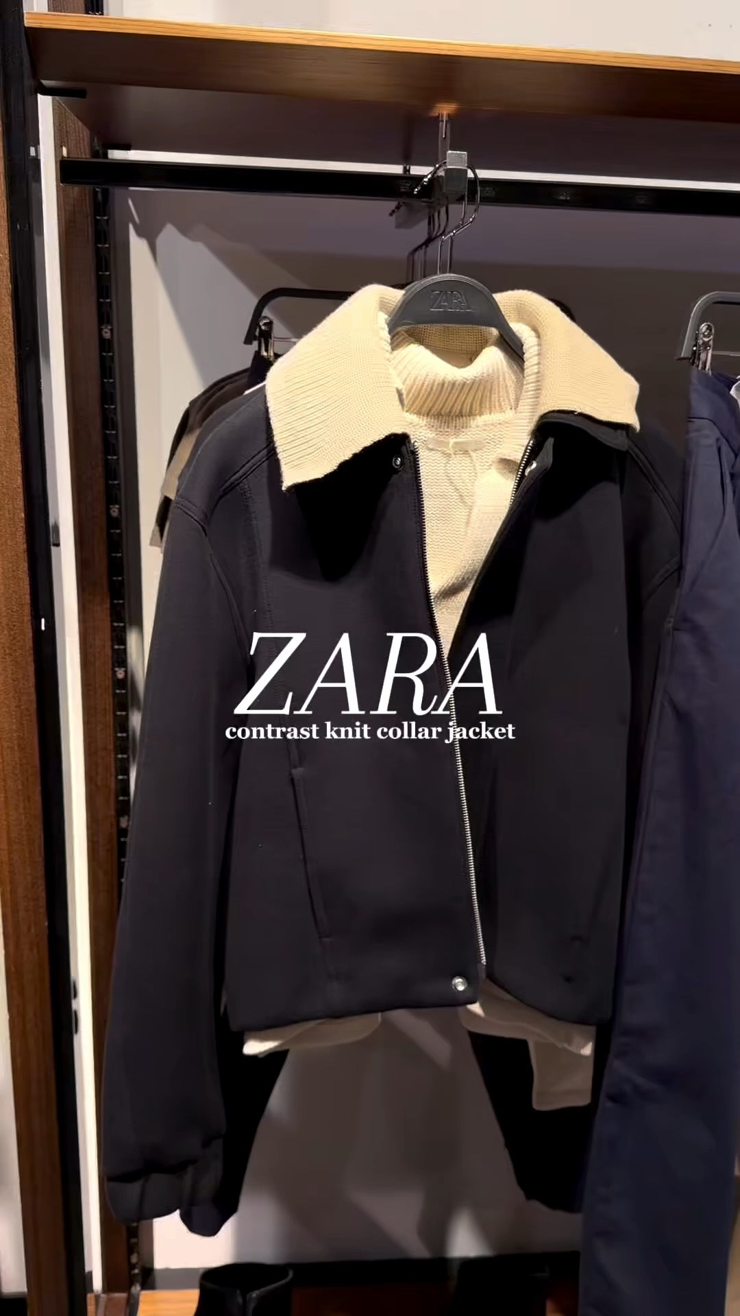 Men’s Zara knit contrast collar jacket - looks super unique and high quality in person as well. Highly recommend picking this up! I’m 5’11 wearing a large in the video 

#LTKootd #LTKWorkwear #LTKMens