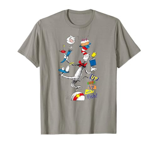The Cat in The Hat Up Up Up - Officially Licensed T-Shirt | Amazon (US)