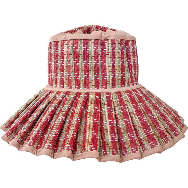 Lorna Murray | Women's Luxe Capri Hat, Vernazza, Maxi (Red, Size Small) | Maisonette | Maisonette