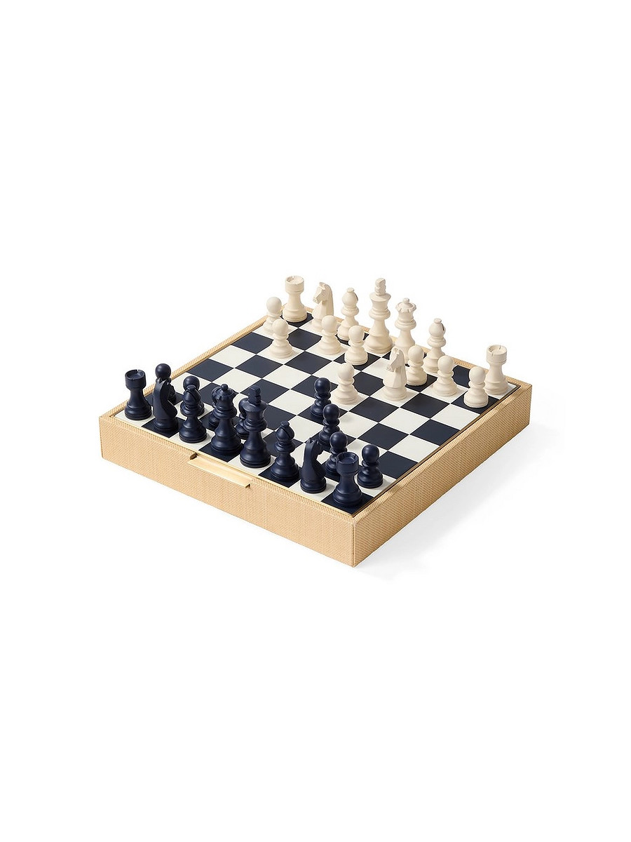 Raffia Chess Set | Serena and Lily