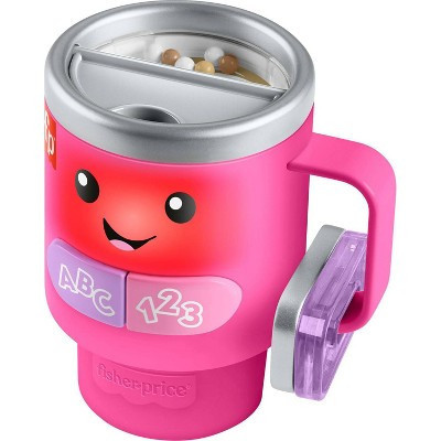 Fisher-Price Laugh & Learn Wake up & Learn Coffee Mug - Pink | Target