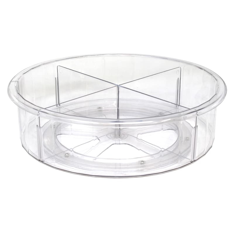 4-Section Clear Rotating Organizer | At Home