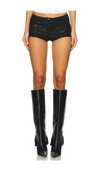 Shani Micro Short en Black | Revolve Clothing (Global)