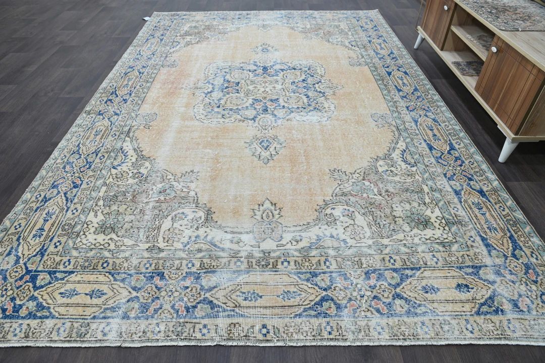 turkish oushak rug, Anatolian vintage rug, turkish rug 7x10, bohemian rug, oushak rug, handmade r... | Etsy (US)